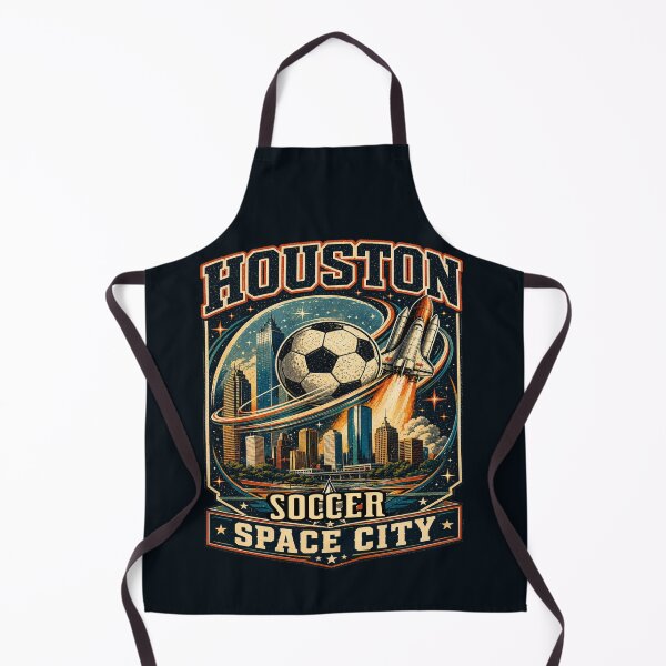 Item preview, Houston Space City Soccer Retro Travel Shirt | Texas Skyline Vintage Football Fan Design | Match Day Travel Poster designed and sold by Globalcitytees.