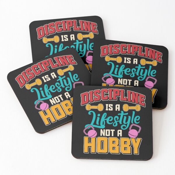 Item preview, Discipline Is A Lifestyle Not A Hobby Funny Gym Motivational Gift designed and sold by Digistore1221.