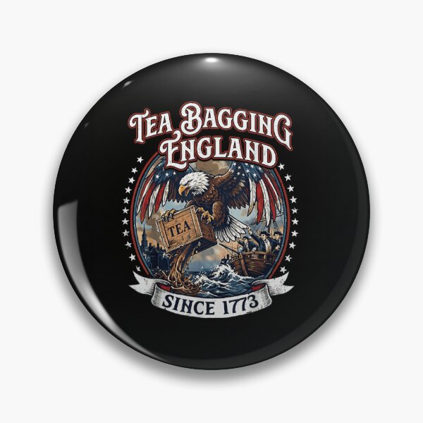 Item preview, Funny Tea Bagging England Since 1773 Boston Tea Party American History designed and sold by RuperDelois.