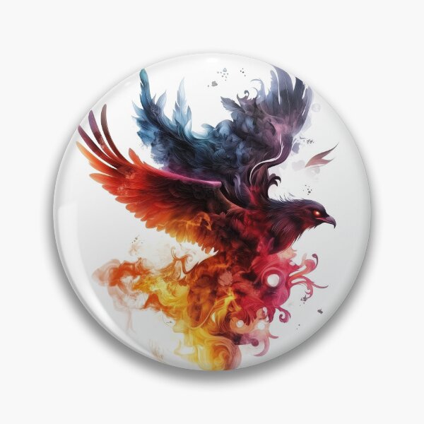 Item preview, High Contrast Crow Fire Fantasy Art designed and sold by Rui Mythic Studio.