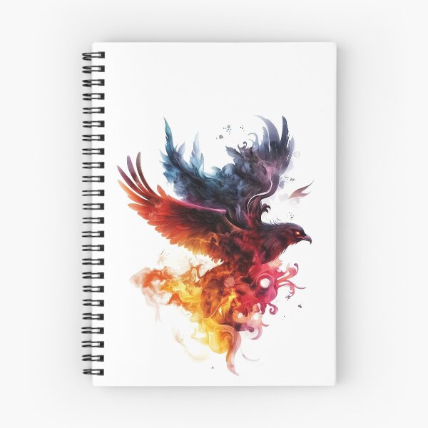 Item preview, High Contrast Crow Fire Fantasy Art designed and sold by Rui Mythic Studio.