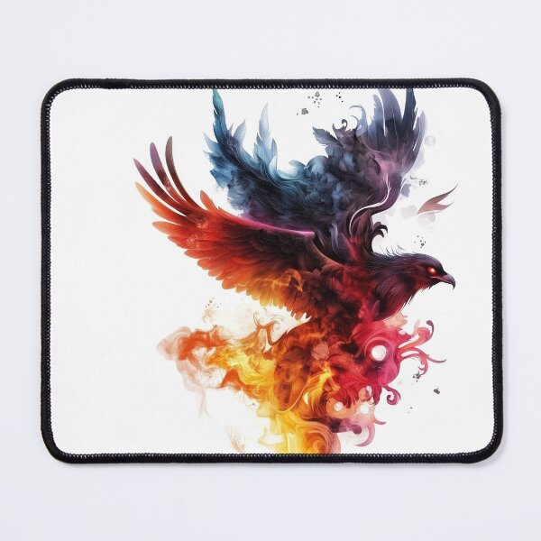 Item preview, High Contrast Crow Fire Fantasy Art designed and sold by Rui Mythic Studio.