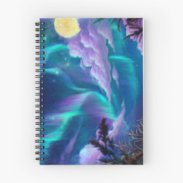 Item preview, Full Moon Over Northern Lights on a Cornfield designed and sold by Ulfeid3.