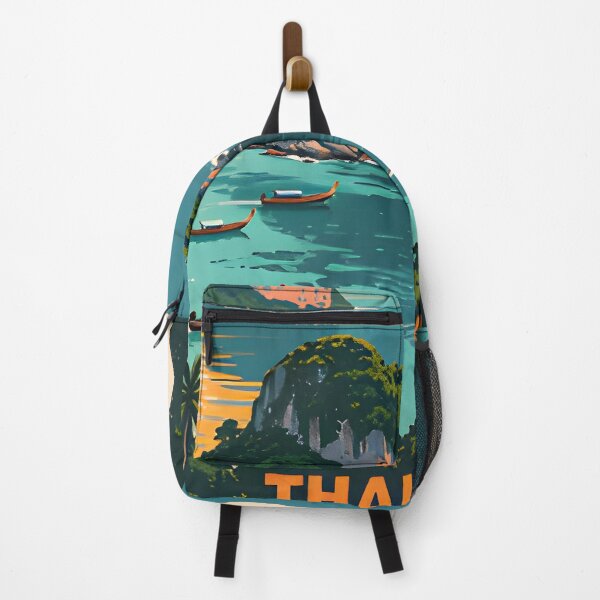 Artikelvorschau, Retro-Kunstdruck mit tropischem Sonnenuntergang – Koh Samui entworfen und verkauft von Spirit of Siam.