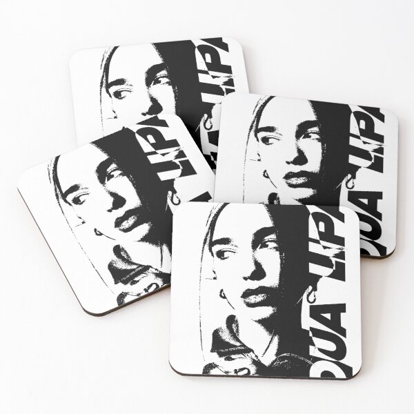 Item preview, Dua Fan Art Poster – Black White High Contrast Pop Art Portrait Print designed and sold by gringoods.