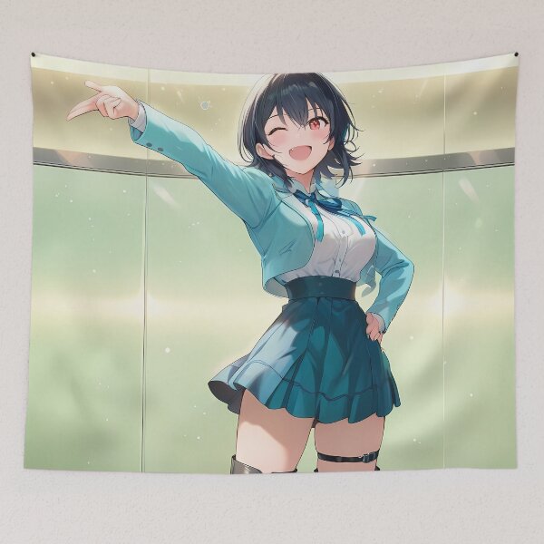 Item preview, Umi Asanagi Second Prettiest Girl Stage Wink designed and sold by B5fivemerch.