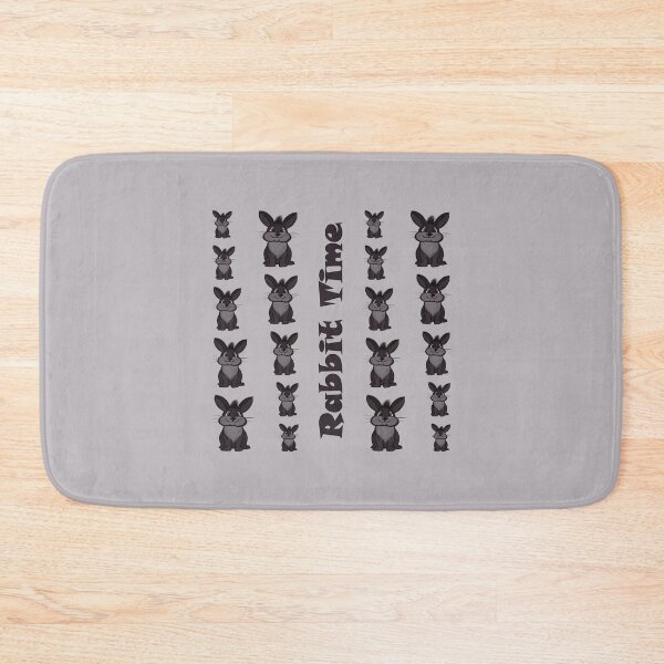 Item preview, Image with rabbits and the inscription "Rabbit Time" designed and sold by Cherevan.