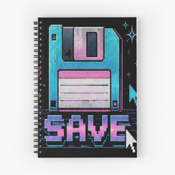 Item preview, Retro Vaporwave Floppy Disk Save Icon designed and sold by weeomano.