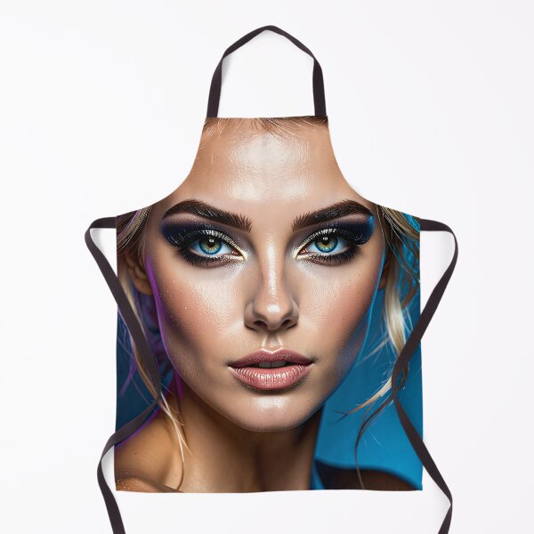Item preview, Ethereal Blonde Beauty Neon Portrait designed and sold by ToxicInkArt.