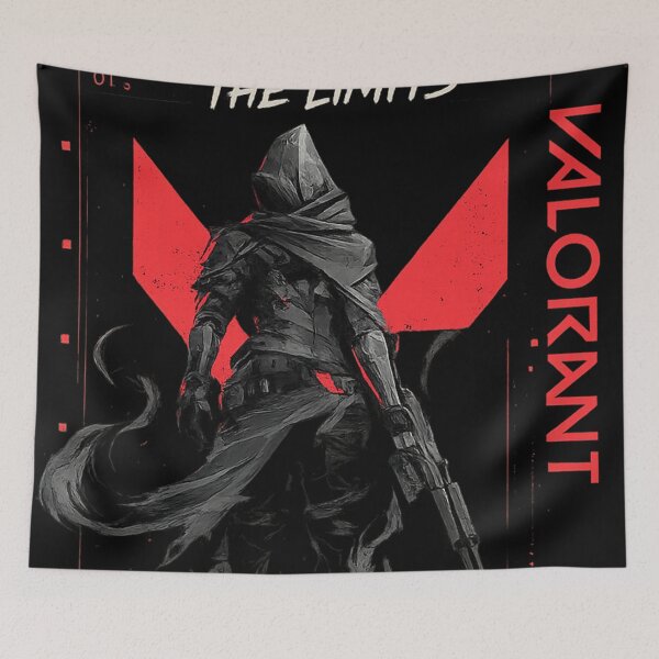 Item preview, Defy The Limits Valorant T-Shirt | Dark Tactical Gaming Art | Minimalist FPS Gamer Design designed and sold by NBT-NOVA.