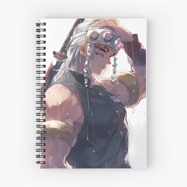 Item preview, Tengen Uzui Demon Slayer Rain Warrior Side Portrait designed and sold by B5fivemerch.