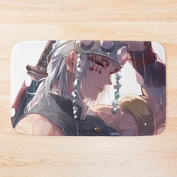 Item preview, Tengen Uzui Demon Slayer Rain Warrior Side Portrait designed and sold by B5fivemerch.