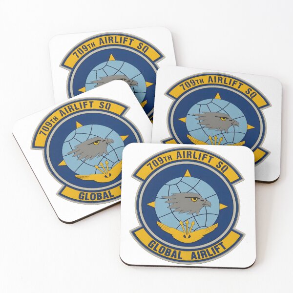 Item preview, 709th Airlift Squadron (AS) "Global Airlift" Emblem Patch designed and sold by CharlieDesings.