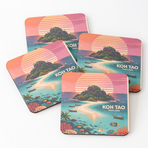Item preview, Thailand Retro Sunset Collection- Koh Tao designed and sold by Spirit of Siam.