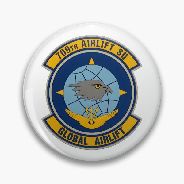 Item preview, 709th Airlift Squadron (AS) "Global Airlift" Emblem Patch designed and sold by CharlieDesings.