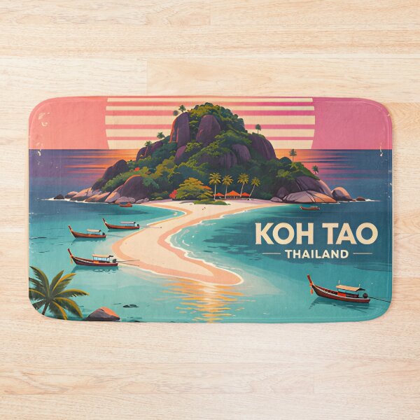 Artikelvorschau, Thailand Retro Sunset Kollektion – Koh Tao entworfen und verkauft von Spirit of Siam.