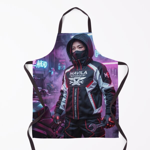 Item preview, Cyberpunk Female Warrior with Tactical Jacket Mavila Forge designed and sold by Mavila Forge.
