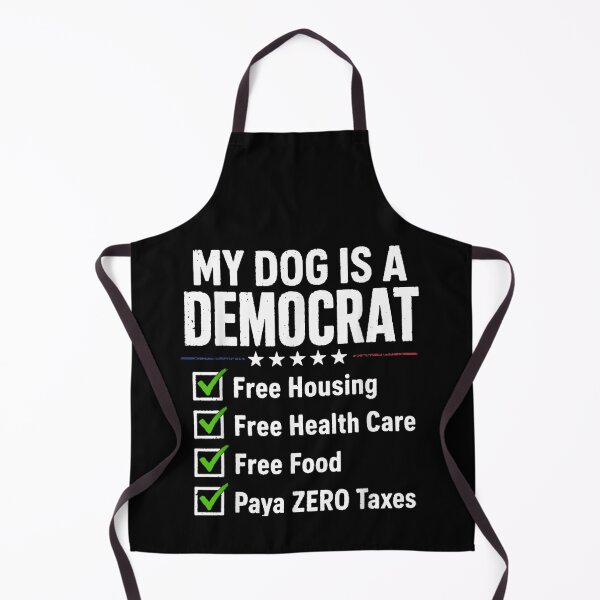 Item preview, Funny My Dog Is A Democrat Political Satire Liberal Puppy Dog Owner Gift designed and sold by PhocoNibict.