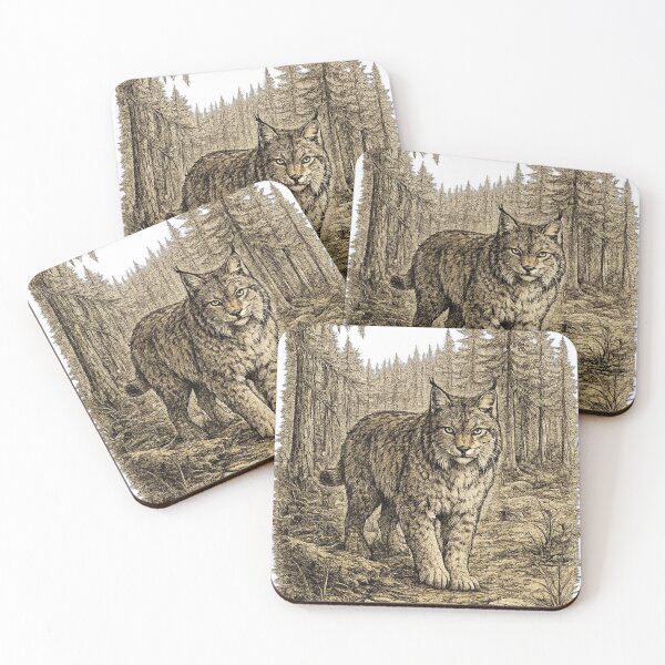 Item preview, Canada Lynx Forest Hunter designed and sold by KrungiT Design .