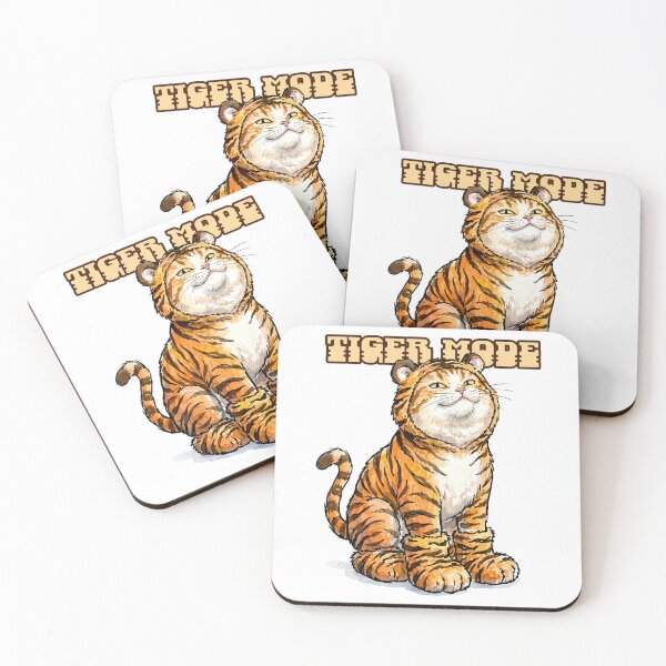 Item preview, Cat in Tiger Mode designed and sold by Choorstar.