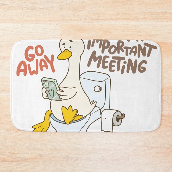 Item preview, Go away Funny Silly Goose Toilet humor designed and sold by DailyFaily.