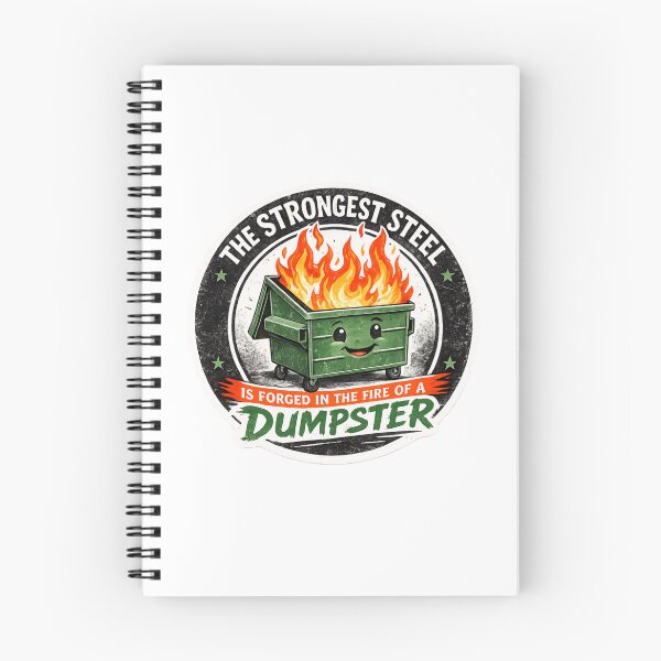 Item preview, The Strongest Steel Is Forged In The Fire Of A Dumpster Tough Guy Humor designed and sold by HumansStuck12.