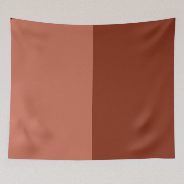 Item preview, Minimalist Terracotta and Rust Brown Color Block Art designed and sold by pluielegere.
