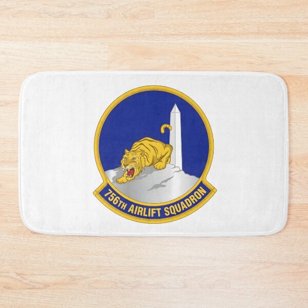Item preview, 756th Airlift Squadron (AS) Golden Tiger Emblem Patch designed and sold by CharlieDesings.