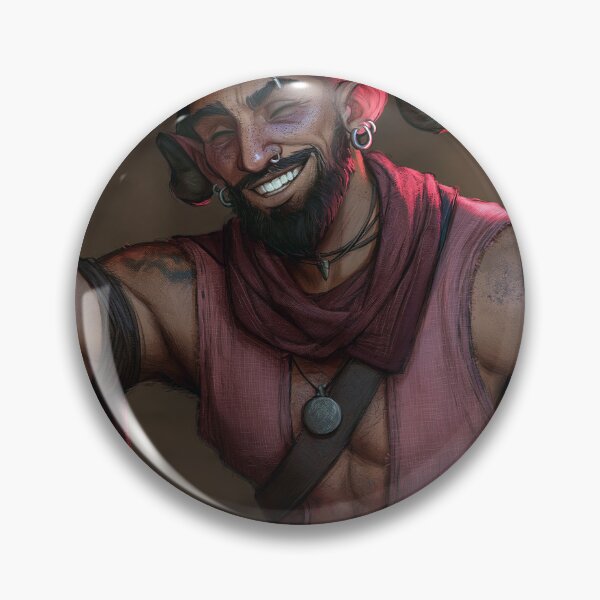 Item preview, Smiling Hero with Horns designed and sold by JaimeLikes.