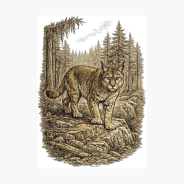 Item preview, Cougar Ridge Watcher designed and sold by KrungiT Design .