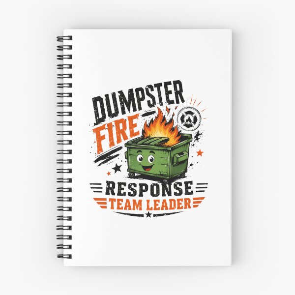 Item preview, Dumpster Fire Response Team Leader Funny Manager Sarcastic Leadership Humor designed and sold by HumansStuck12.