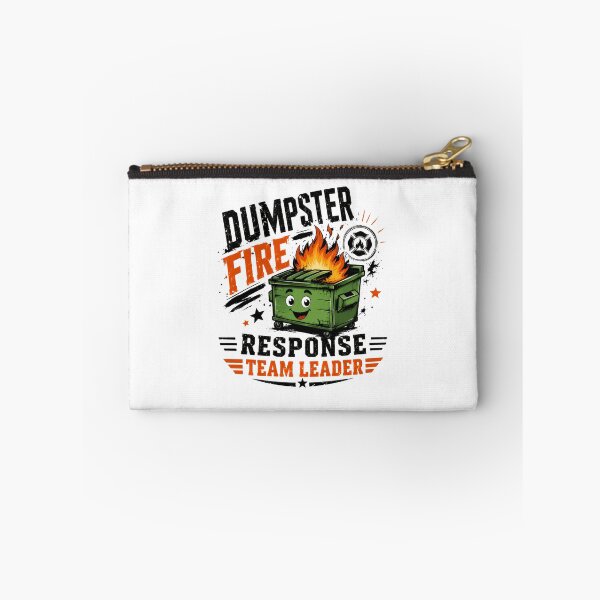 Item preview, Dumpster Fire Response Team Leader Funny Manager Sarcastic Leadership Humor designed and sold by HumansStuck12.