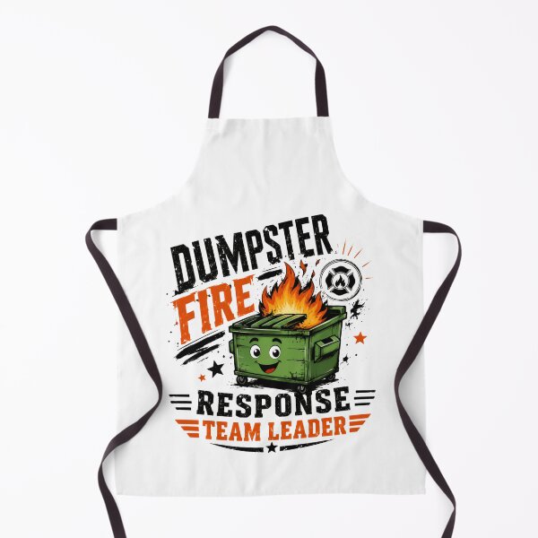 Item preview, Dumpster Fire Response Team Leader Funny Manager Sarcastic Leadership Humor designed and sold by HumansStuck12.