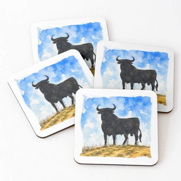 Item preview, The Spirit of Spain | Watercolor Osborne Bull Inspired by Spanish Tradition designed and sold by Lifer Art and Design.