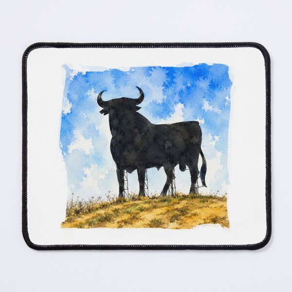 Item preview, The Spirit of Spain | Watercolor Osborne Bull Inspired by Spanish Tradition designed and sold by Lifer Art and Design.