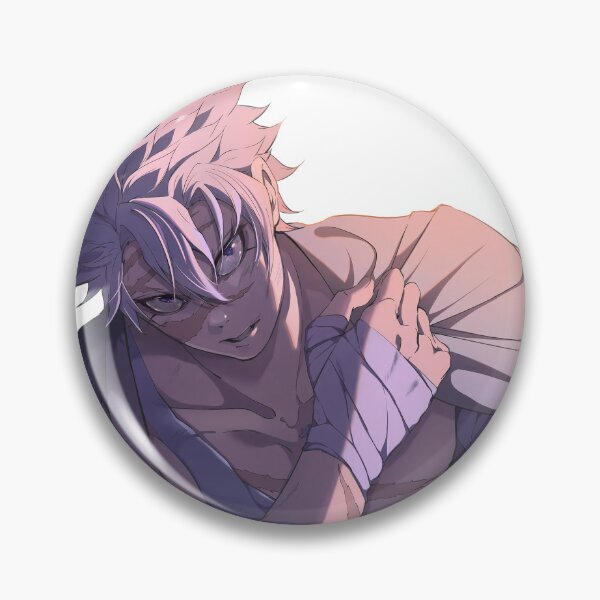 Item preview, Sanemi Shinazugawa Demon Slayer Minimal Seated Portrait designed and sold by B5fivemerch.