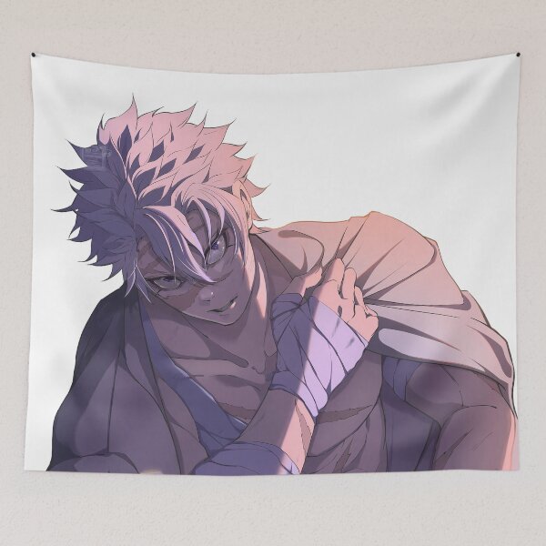 Item preview, Sanemi Shinazugawa Demon Slayer Minimal Seated Portrait designed and sold by B5fivemerch.