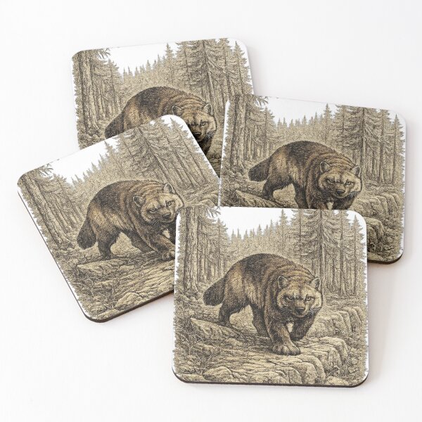 Item preview, Wolverine Woodland Tracker designed and sold by KrungiT Design .