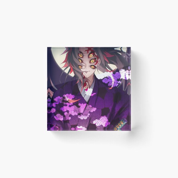 Item preview, Kokushibou Demon Slayer Moon Aura Portrait designed and sold by B5fivemerch.