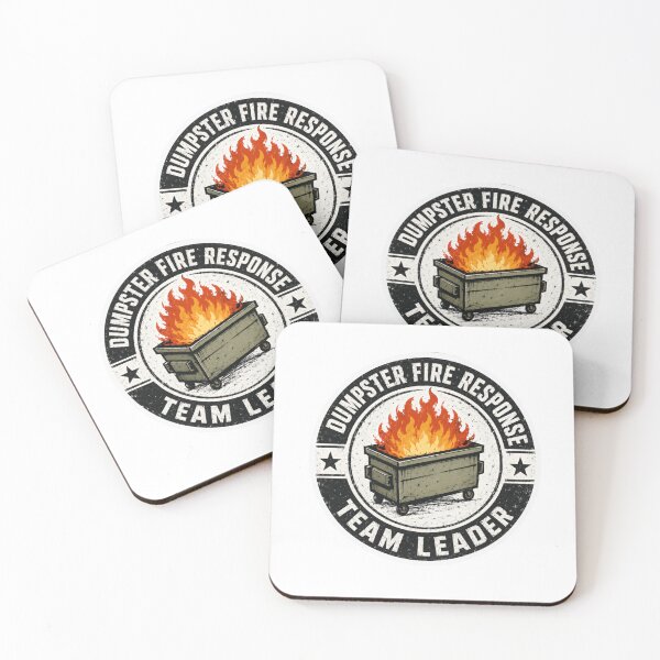 Item preview, Dumpster Fire Response Team Leader Funny Workplace Manager Humor designed and sold by HumansStuck12.