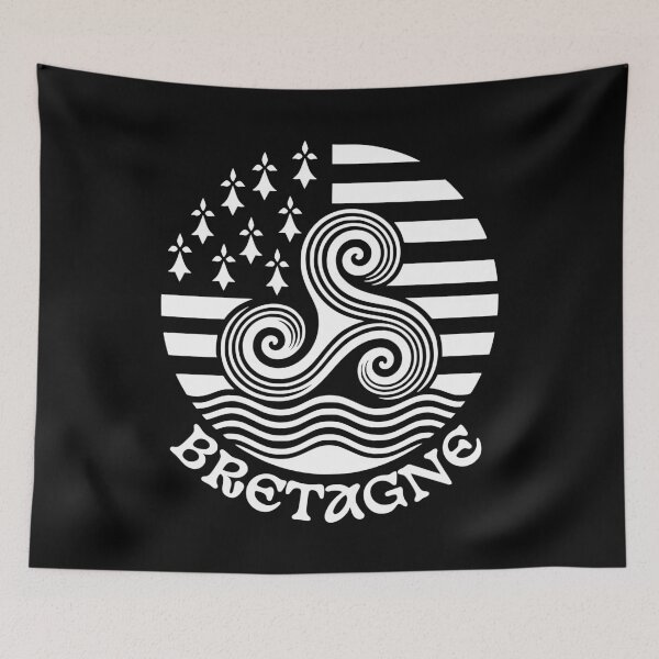 Item preview, Bretagne Triskel Breton Celtic Pride Symbol designed and sold by AntiqueImages.