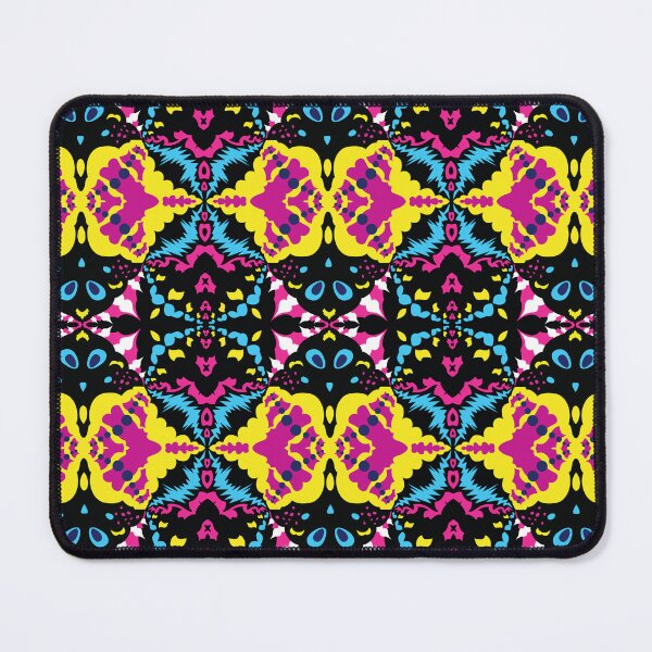 Item preview, Neon Psychedelic Kaleidoscope Rave Seamless Pattern designed and sold by mrhighsky.