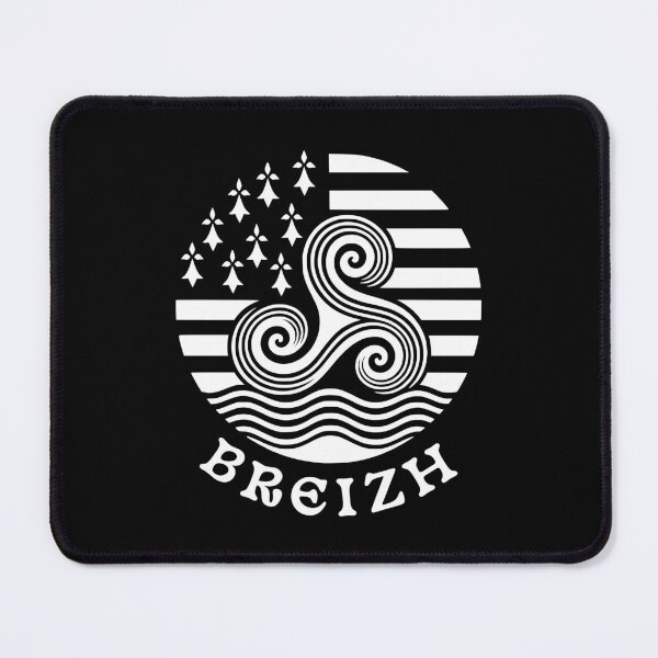 Item preview, Breizh Brittany Celtic Triskele Flag Pride designed and sold by AntiqueImages.