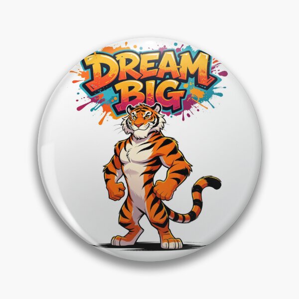 Item preview, Dream Big Tiger Bold Art designed and sold by LINSSEX Style • Urban & Sport Streetwear.
