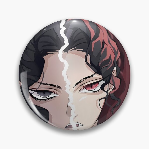 Item preview, Muzan Kibutsuji Demon Slayer Dual Persona Crimson Portrait designed and sold by B5fivemerch.