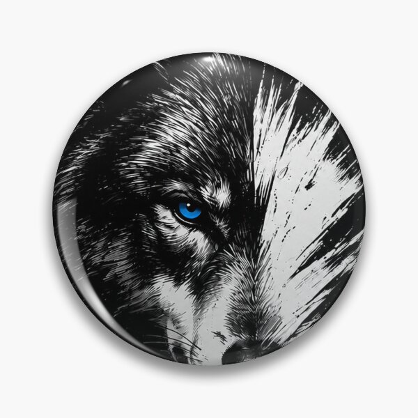 Item preview, Disciplined Wolf Focus on Your Goal Motivational T-Shirt | Blue Eye Wolf Streetwear Graphic designed and sold by NBT-NOVA.