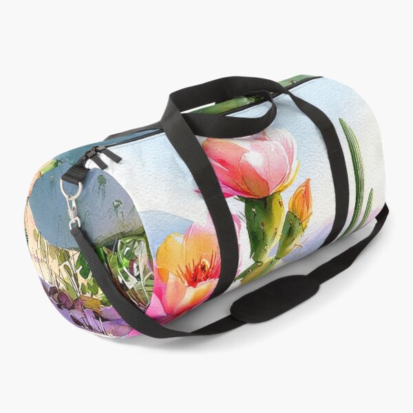 Item preview,  Watercolor Blooming Cactus Southwestern Desert Landscape designed and sold by MargaretWiktor.