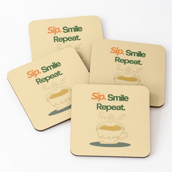 Item preview, Sip. Smile. Repeat. designed and sold by Naershop.