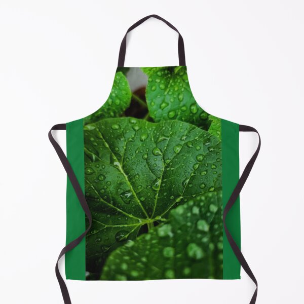 Item preview, Green Plant with Water Droplets designed and sold by Dew Drop Designs.