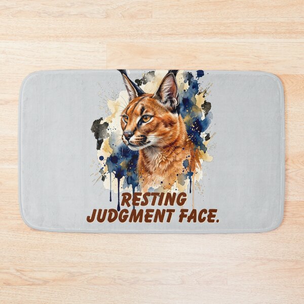 Item preview, Resting Judgment Face Caracal | Funny Introvert Cat Shirt | Sarcastic Wildlife Design designed and sold by Biedroneczka.